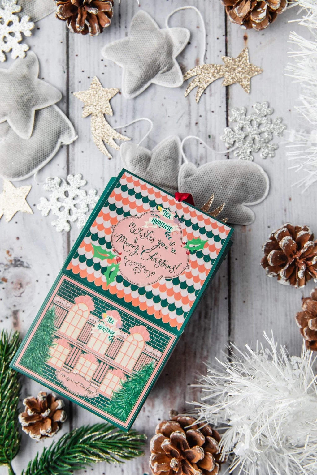 Maison de Noël – Joyeux Noël avec 10 sachets de thé bio