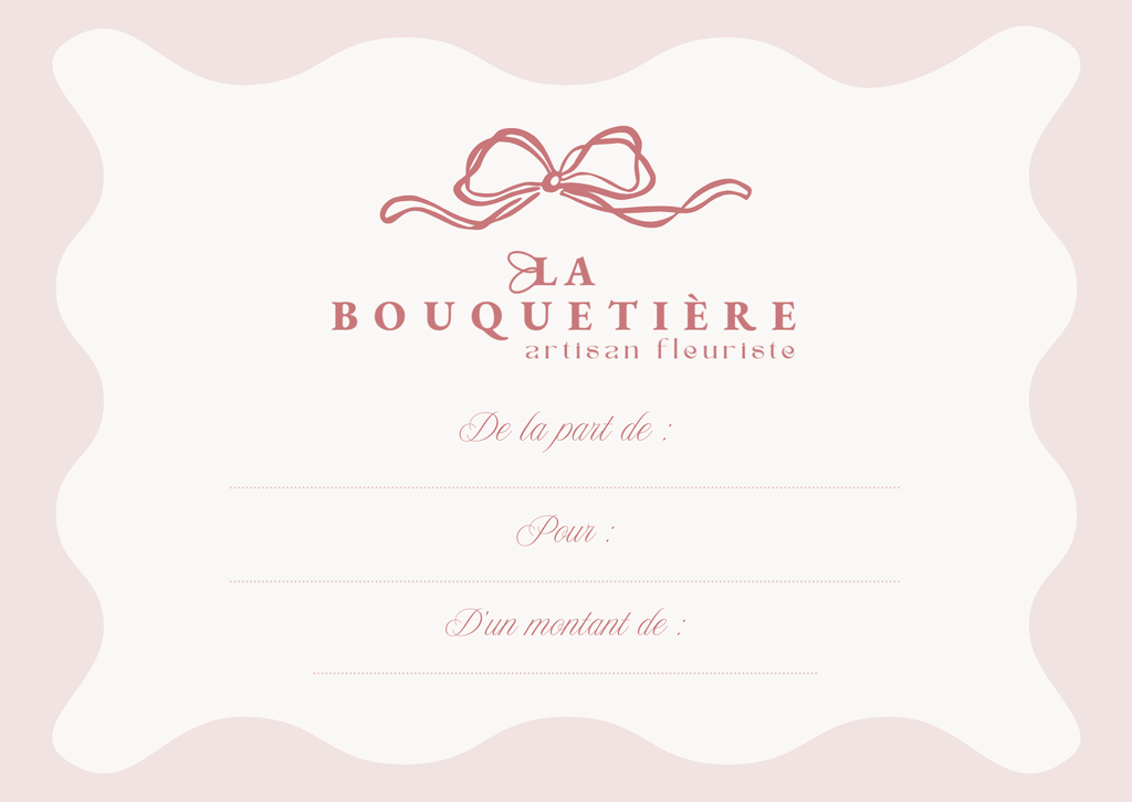 Carte-cadeau La Bouquetière studio