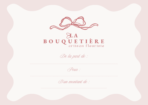 Carte-cadeau La Bouquetière studio