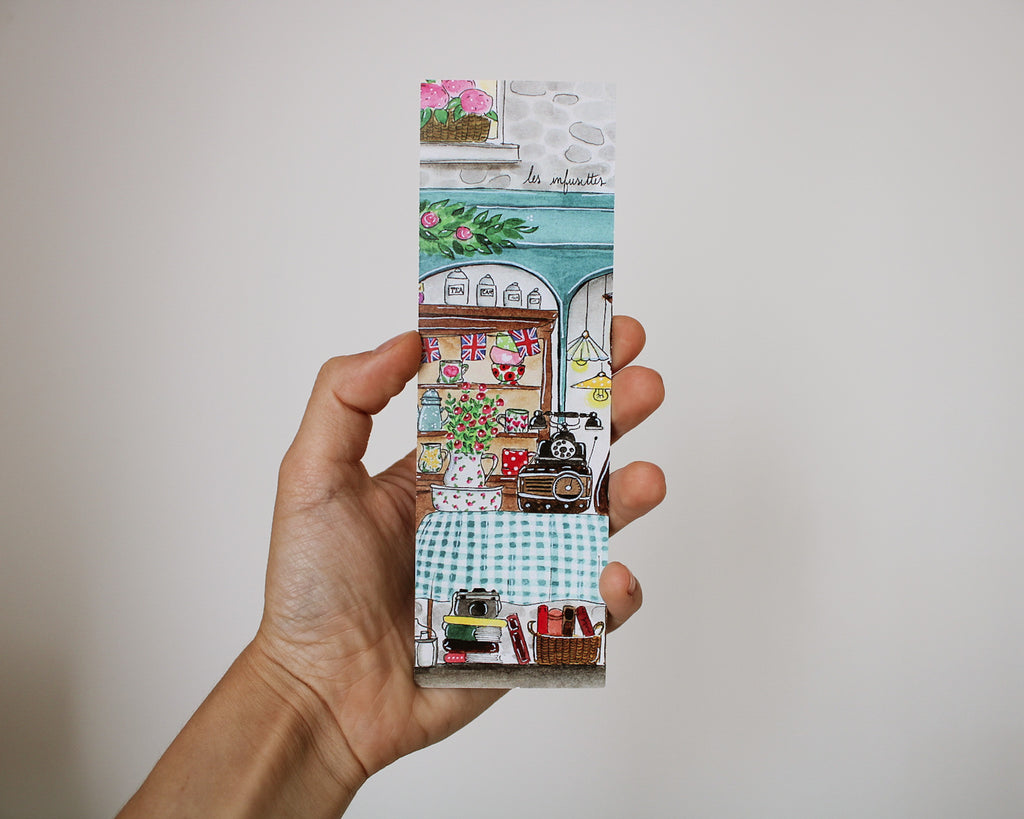 Marque Page Les Infusettes Illustrations - La Petite Boutique d'Antiquités