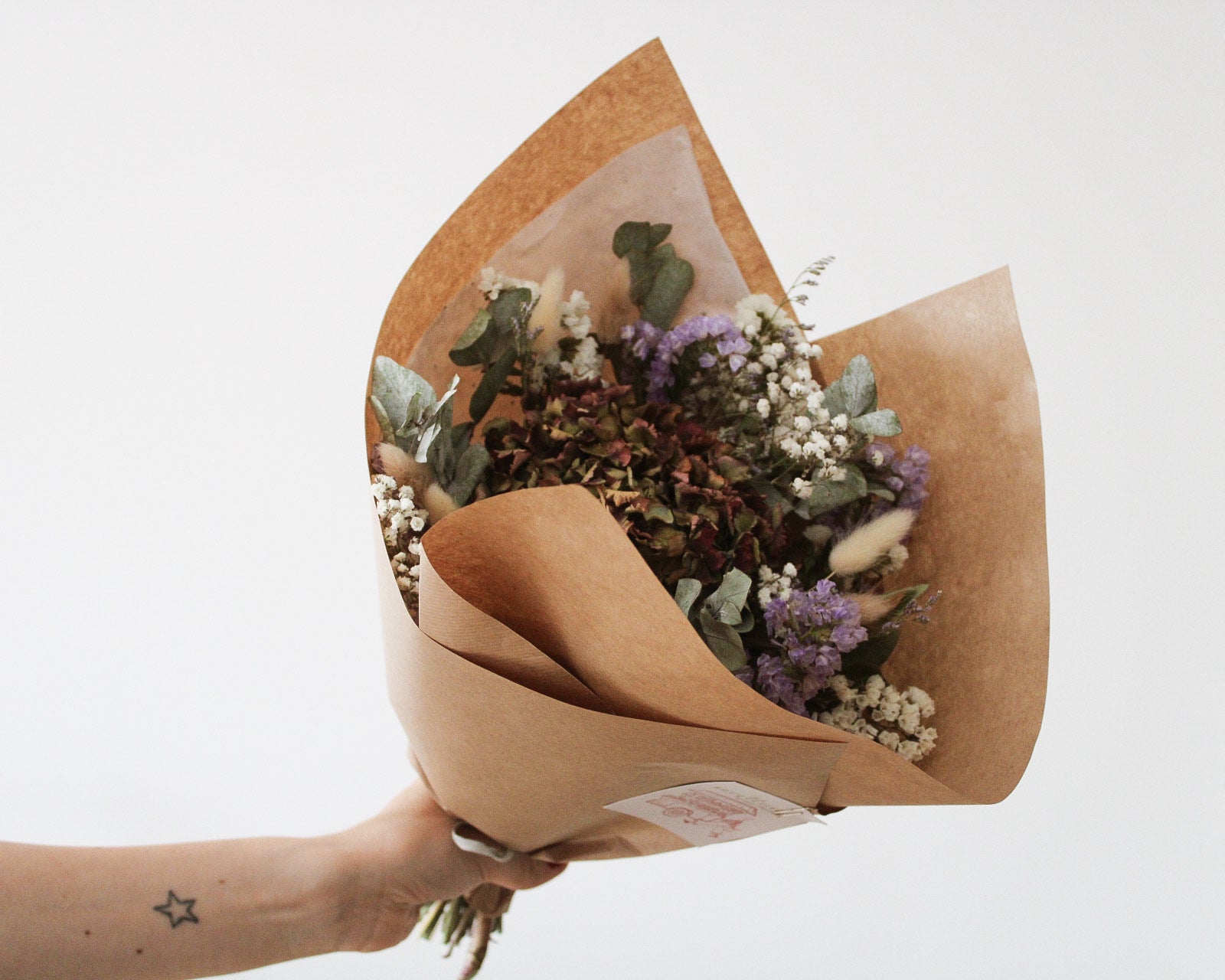 Bouquet de fleurs séchées et pochon de lavande offert - Lavender