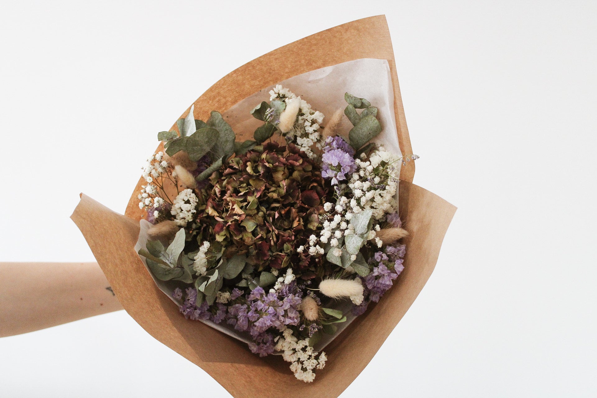 Bouquet de fleurs séchées et pochon de lavande offert - Lavender