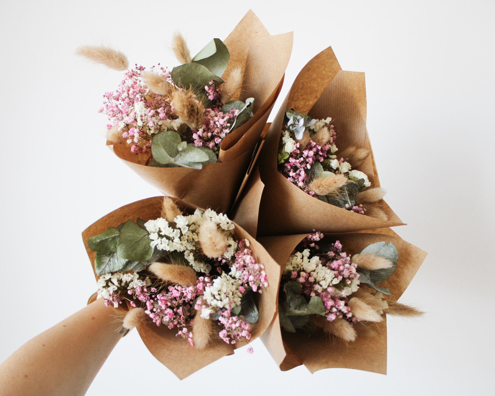 Petit bouquet de fleurs séchées - Cottage romantique