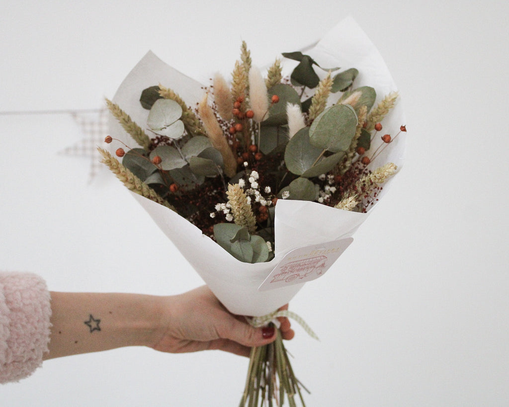 Bouquet de fleurs séchées - Amour