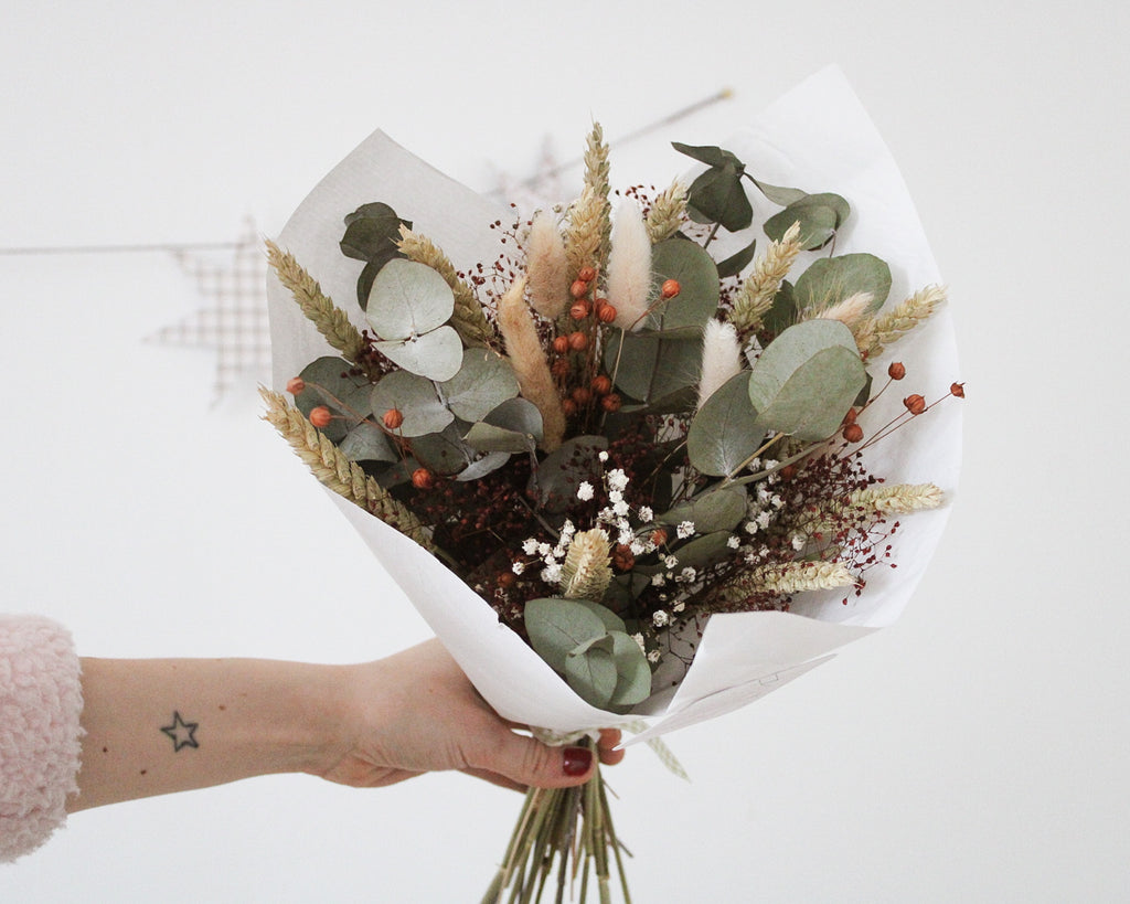 Bouquet de fleurs séchées - Amour