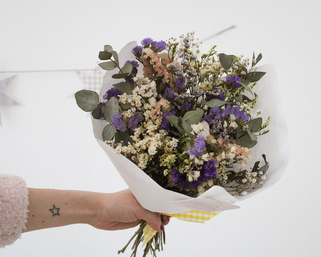 Bouquet de fleurs séchées - Passionnément