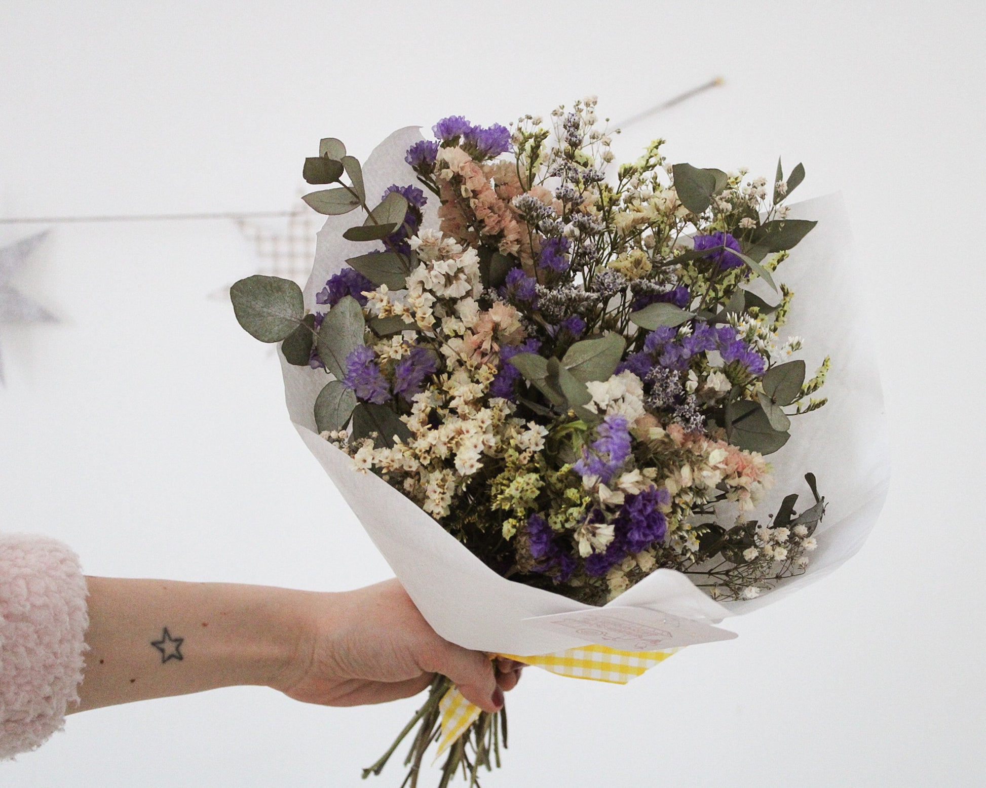 Bouquet de fleurs séchées - Passionnément