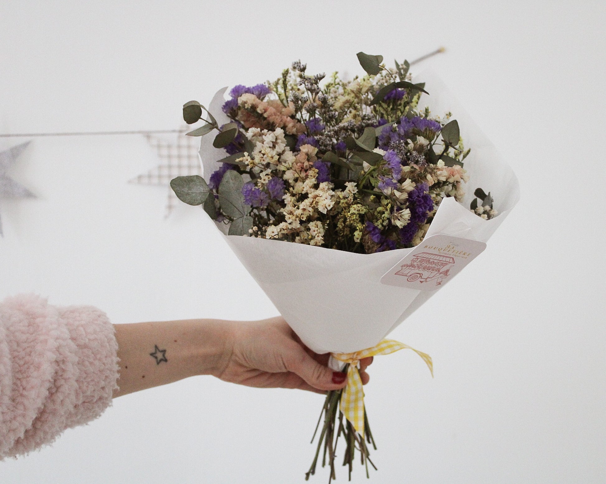 Bouquet de fleurs séchées - Passionnément